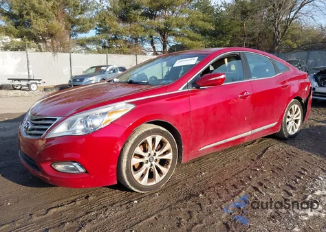 2013 Hyundai Azera из США, поврежденный, VIN KMHFG4JG5DA199597